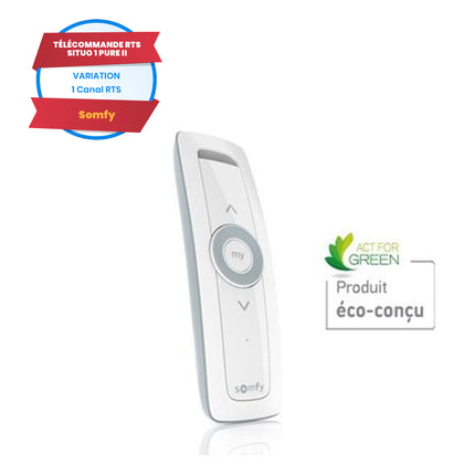 Télécommande Somfy Situo 1 variation RTS II Pure - 1 canal
