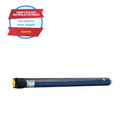 Moteur radio Somfy Altus 60 RTS - 100NM 12 tours / mins