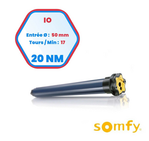 Moteur Somfy Radio OXIMO io 20/17