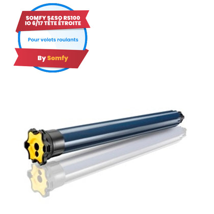 Moteur Somfy S&SO RS100 TH io 06/17 NM - Tête étroite