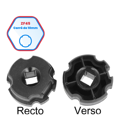10 mm quadratischer ZF45-Schieber