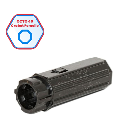 Embout escamotable pour tube octo de 40