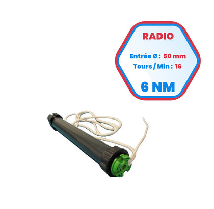 Moteur Franciasoft Radio Well’Com auto-configurable X2D ou X3D 6 Nm - OCTO60